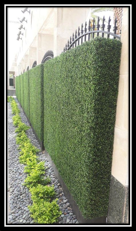 artificial hedge fence panels